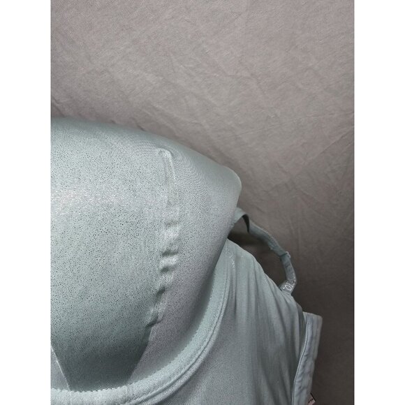 Victoria's Secret Body By Victoria Shiny Mint Green/Blue Bustier Bra Size 34DD - Picture 10 of 10